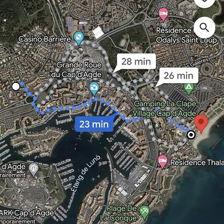 T2, Terrasse, Parking Prive Proche Port Et Plages Апартаменты